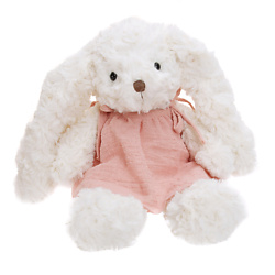 Мягкая игрушка Зайка в розовом сарафане, 20 см