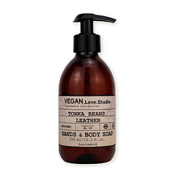 Парфюмированное мыло для рук и тела бобы тонка и кожа без SLЕS, SLS