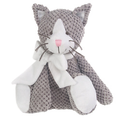 Мягкая игрушка Котик Мурзик с бантом