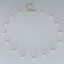 Колье Жемчуг на леске