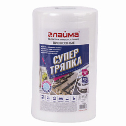 Салфетки универсальные в рулоне Супер тряпка