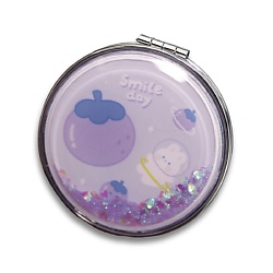 Зеркало складное "Smile day purple" с увеличением
