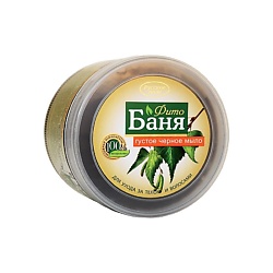 Густое черное мыло Фито баня