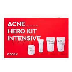 Набор из 4 средств для жирной кожи Acne Hero Kit Intensive