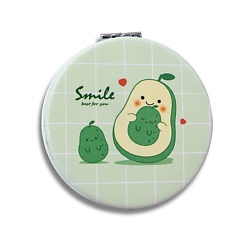 Зеркало складное "Smile avocado three" с увеличением