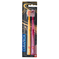 Набор зубных щеток "ultrasoft", d 0,10 мм Duo Marble