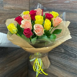 Букет из 15 роз (Кения)