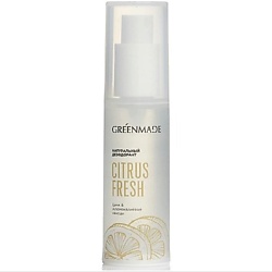 Дезодорант CITRUS FRESH с алюмокалиевыми квасцами, аромат бодрящего цитруса