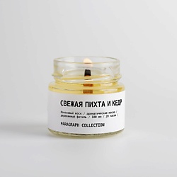Свеча ароматическая "Свежая пихта и кедр"