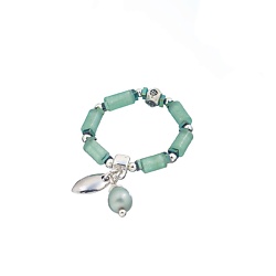 Кольцо Ispirazione, стрейч, с жемчугом и агатом