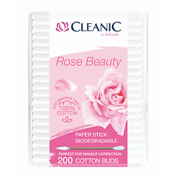 Rose Beauty Ватные палочки гигиенические в бумажной прямоугольной коробке