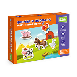 Набор тематических магнитов "Животные.Зоопарк и ферма"
