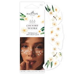Переводные тату-веснушки Country Textile Ромашки