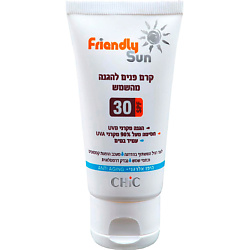 Солнцезащитный крем для чувствительной кожи лица SPF 30