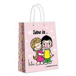 Пакет подарочный Love is