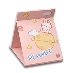 Зеркало настольное "Planet bunny" pink