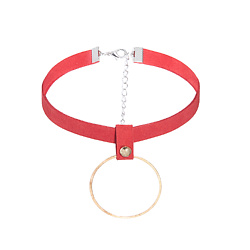 Вызывающий чокер с кольцом