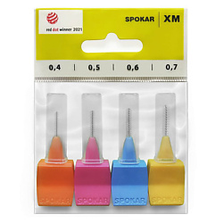 Набор интердентальных цилиндрических ершиков, диаметр 04-07