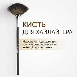 Кисть веерная средняя енот №06