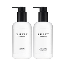 Набор шампунь и кондиционер для поврежденных волос с термозащитой