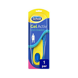 Дезодорирующие стельки Scholl Gel Activ Uso Diario.