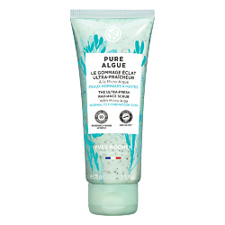 Гоммаж для лица ультраосвежающий для сияния кожи с микроводорослями