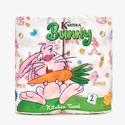 Полотенца бумажные кухонные "Кролик" 2 слоя