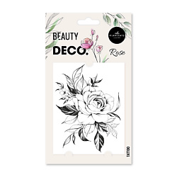 Татуировка для тела FLORAL by Miami tattoos переводная Rose