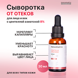 Антикуперозная сыворотка для лица от отеков и темных кругов CENTELLA DRAINAGE