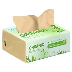 Салфетки бумажные в мягкой упаковке ORGANIC
