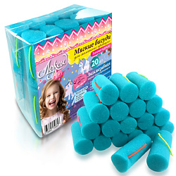 Мягкие бигуди для завивки волос Задорные кудряшки