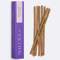 Магические розовые свечи с душицей