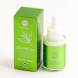 Сыворотка для лица контроль блеска с экстрактом зеленого чая матча киви витамины Е С А
