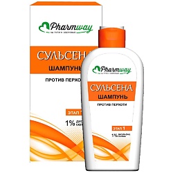 Шампунь для волос Против перхоти Pharmway СУЛЬСЕНА
