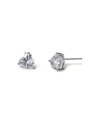 Серьги Oli Heart silver