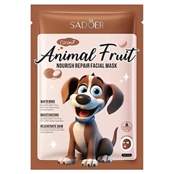 Маска для лица Animal Fruit питательная восстанавливающая с кокосом