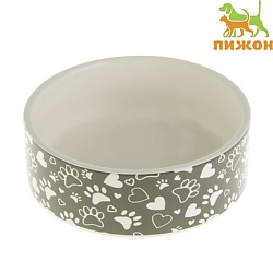 Миска керамическая "Лапки"