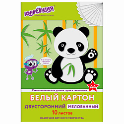Картон белый А4 EXTRA Панда
