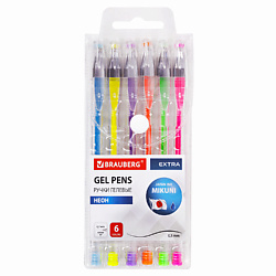 Ручки гелевые EXTRA Неон