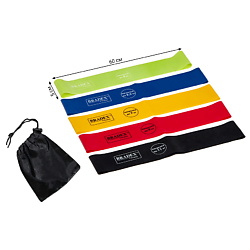 Набор из 5-ти резинок для фитнеса Bradex SF 0673