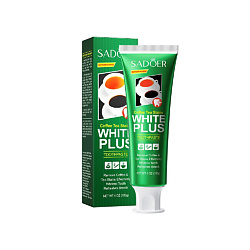 Отбеливающая зубная паста с мятой, удаление налета от кофе и чая