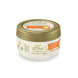 Крем для рук и тела D'Olive Питательный с маслом Арганы