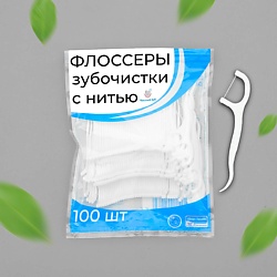 Зубная нить с зубочисткой, флоссеры, зубочистки с нитью