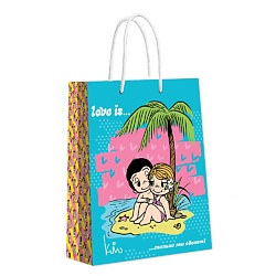 Пакет подарочный Love is