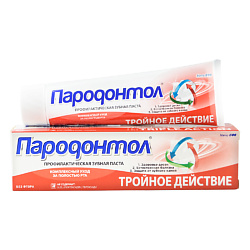 Зубная паста Пародонтол Тройное действие