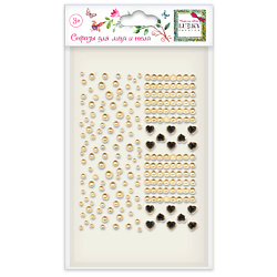 Стразы-наклейки для лица и тела Перламутровое сияние