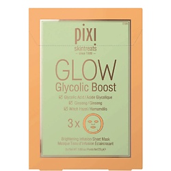 Тканевая маска для лица с гликолевой кислотой Glow