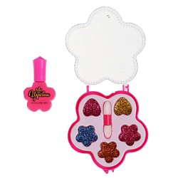 Набор косметики  для девочек Царевны: Тени для век с блестками, Лак