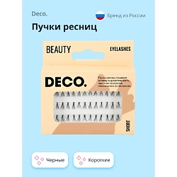 Пучки ресниц короткие