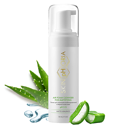 Пенка для умывания комбинированной и жирной кожи лица Air Foam Cleanser for mattifying